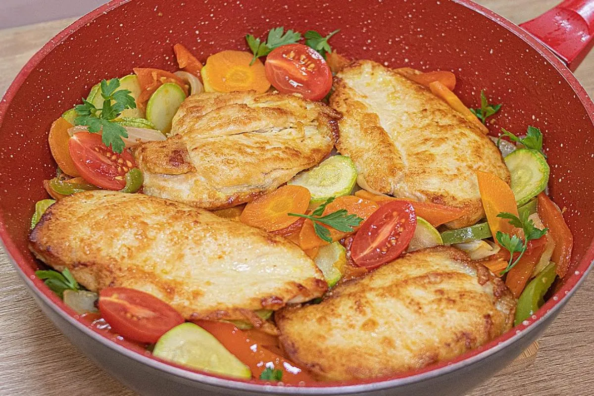 Como fazer peito de frango suculento para seu almoço ficar m
