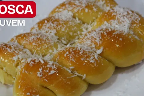 Como fazer rosca nuvem, uma receita fácil de pão caseiro ext
