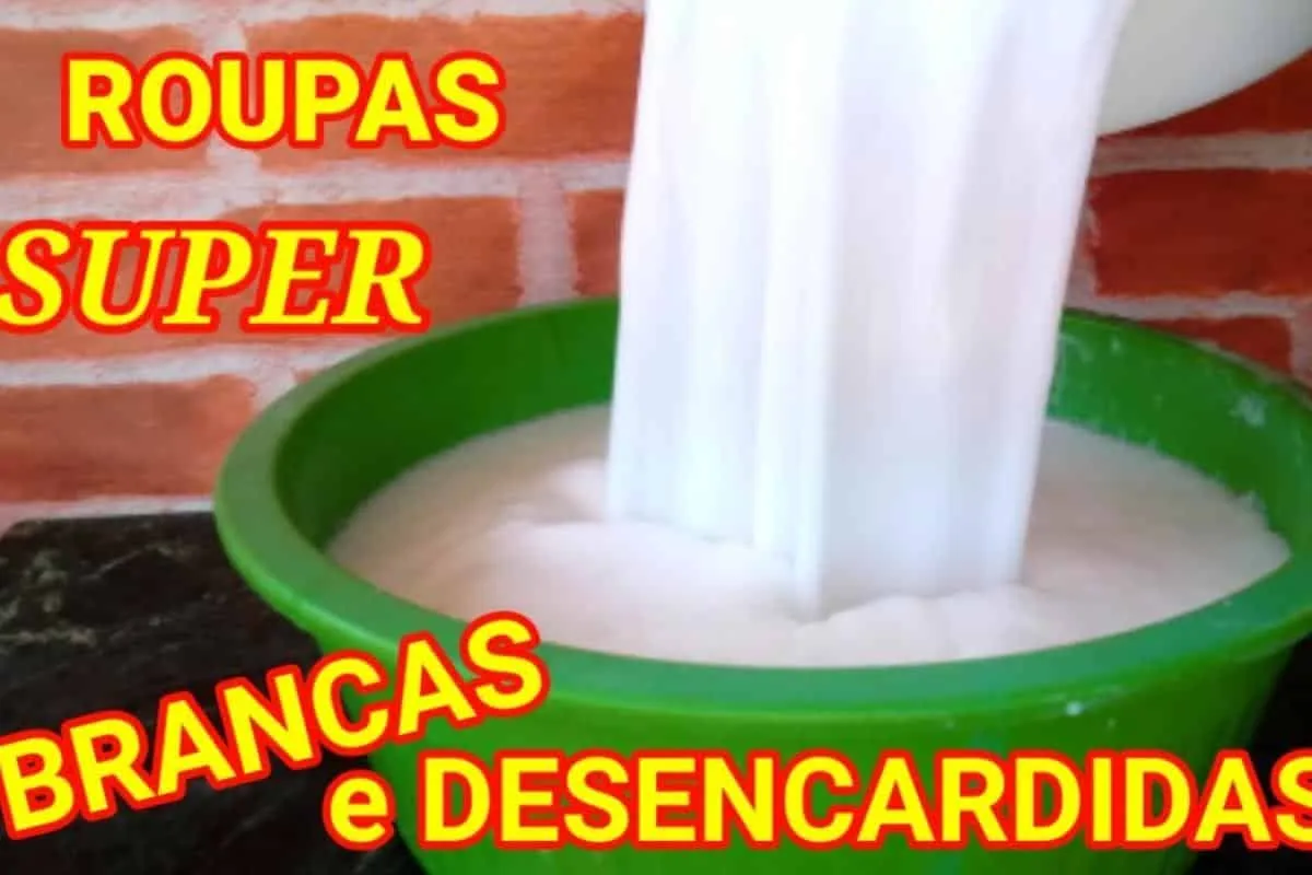 Como fazer sabão líquido branqueador fácil e econômico para