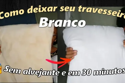 Como lavar travesseiro encardido e deixar branquinho de novo