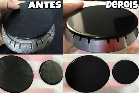Como limpar as bocas do fogão e deixá-las como novas de um j