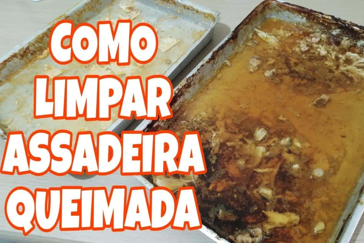 Como limpar assadeira queimada e engordurada depois do almoç