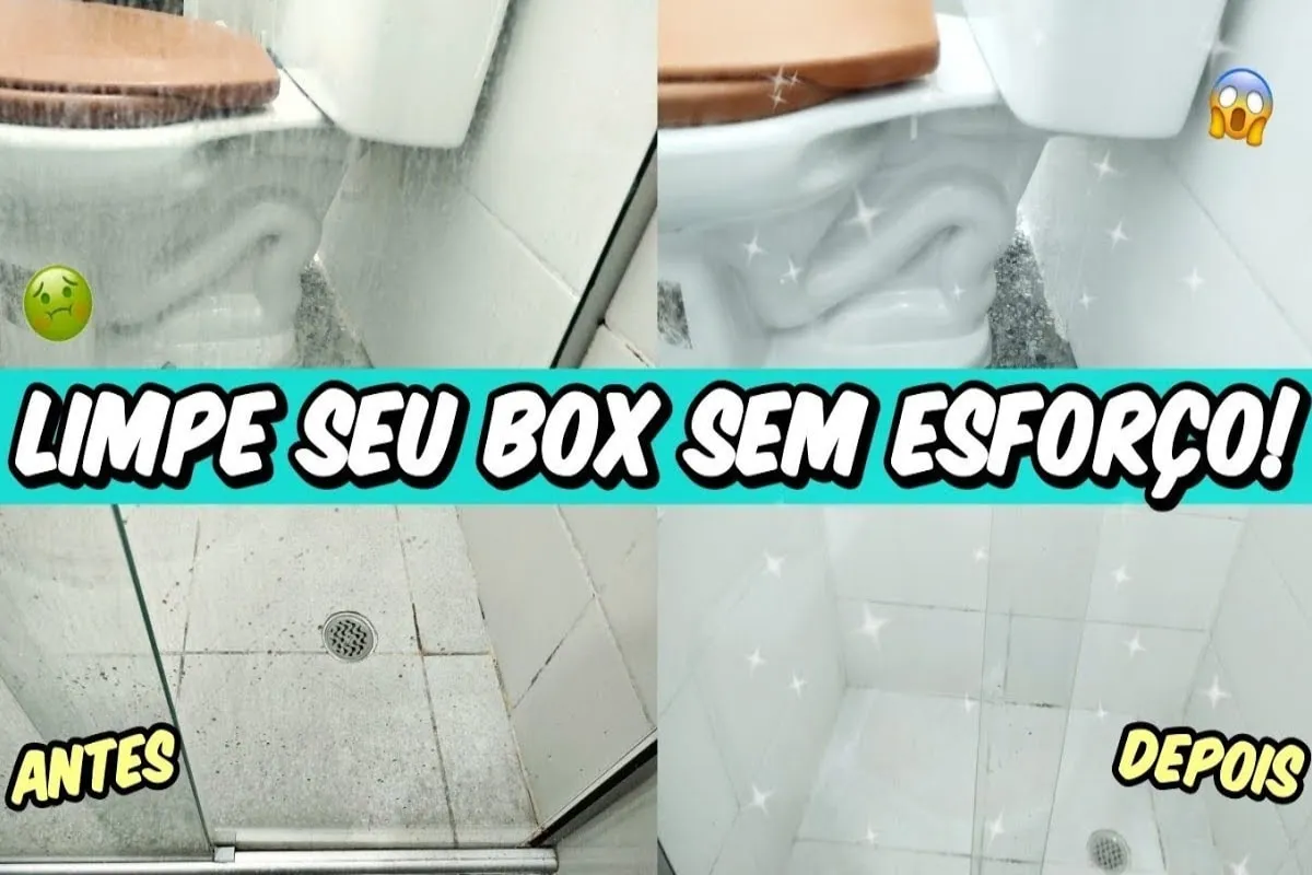 Como limpar box do banheiro com essa misturinha de produtos