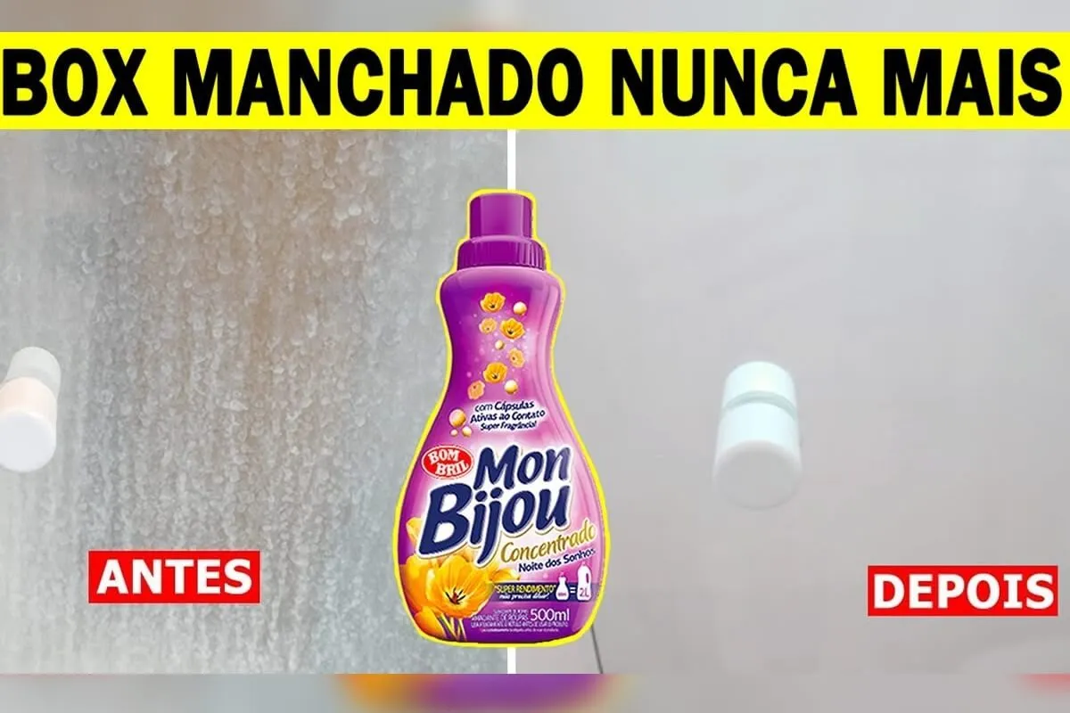 Como limpar box manchado e encardido: essa misturinha não de
