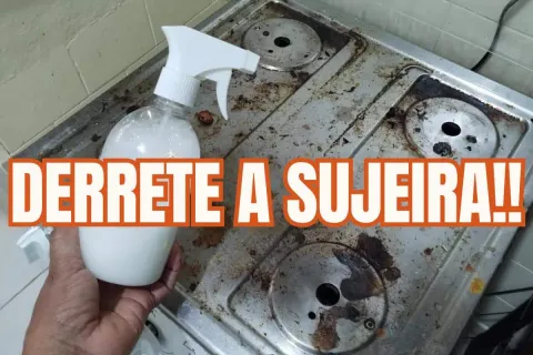 Como limpar fogão engordurado: tira toda a gordura queimada 