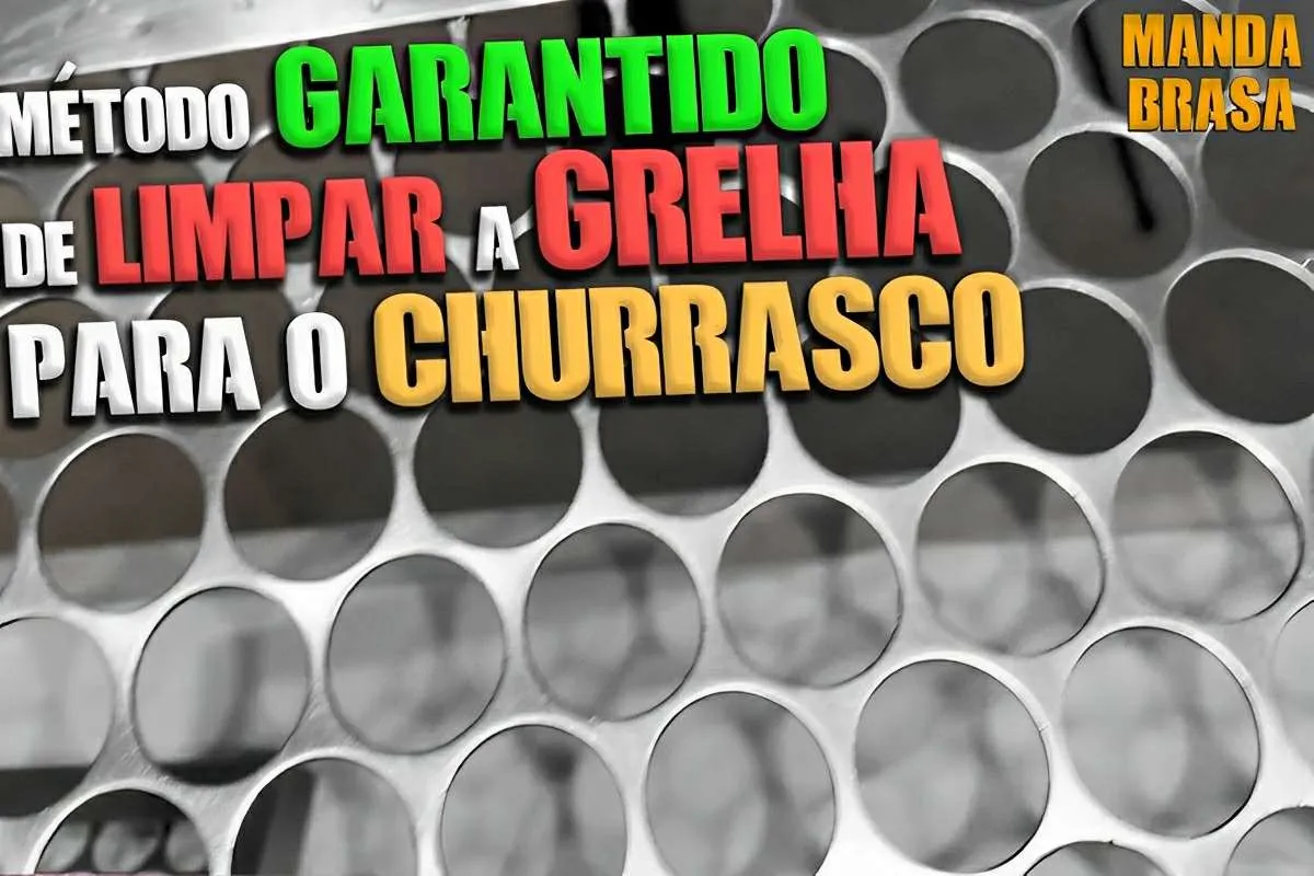 Como limpar grelha de churrasqueira de um jeito fácil e sem