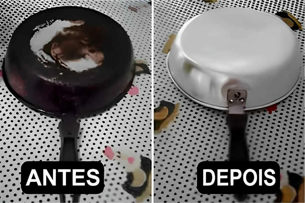 Como limpar panela queimada sem fazer esforço usando apenas