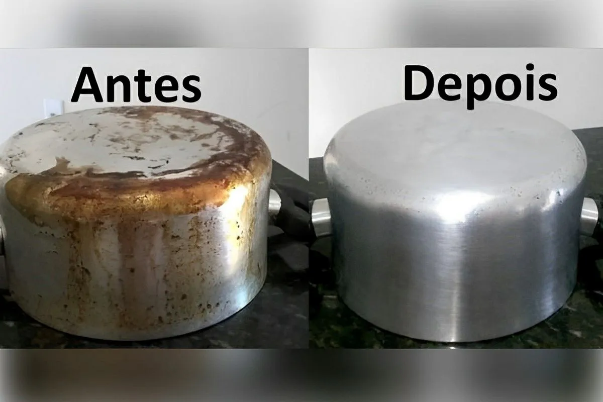 Como limpar panela queimada usando apenas 3 ingredientes que