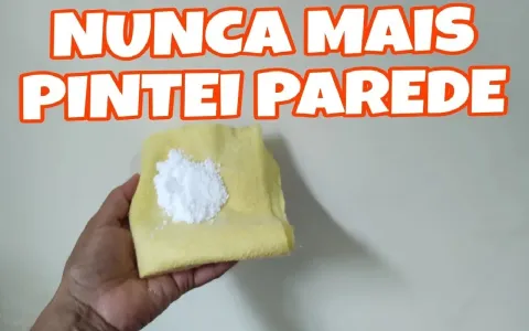 Como limpar parede encardida de um jeito fácil e sem precisa