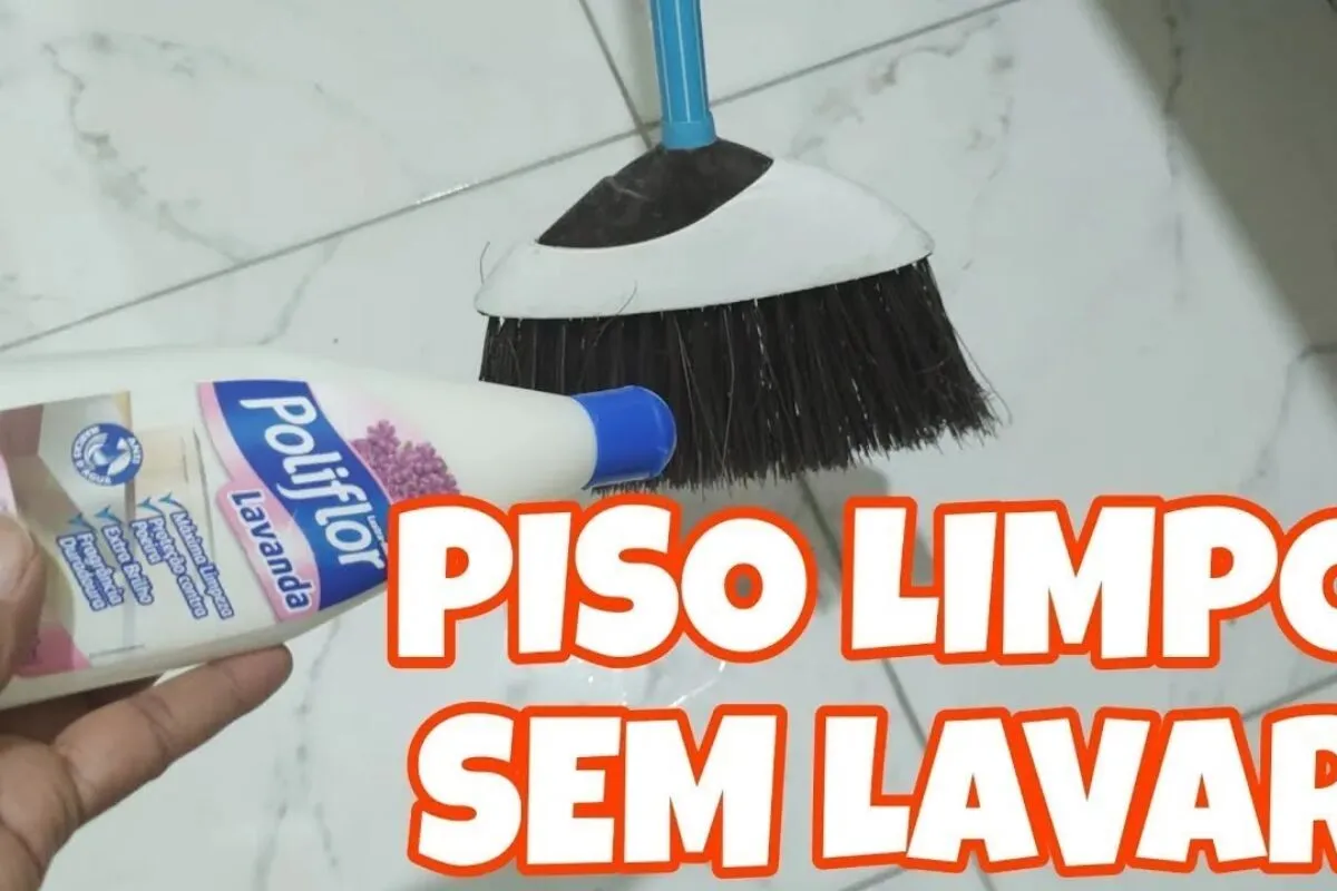 Como limpar piso encardido com truque caseiro simples que re