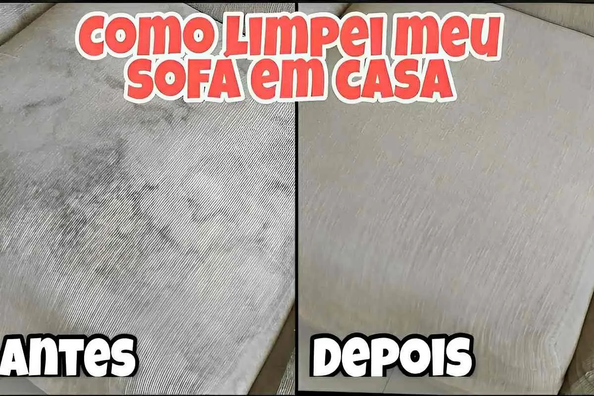Como limpar sofá sem gastar muito usando  produtos que você