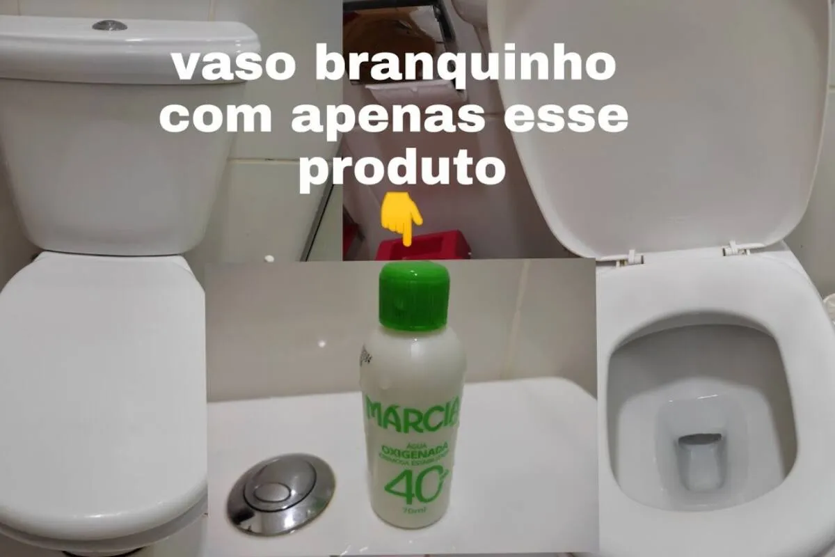 Como limpar vaso sanitário encardido e manchado: não precisa