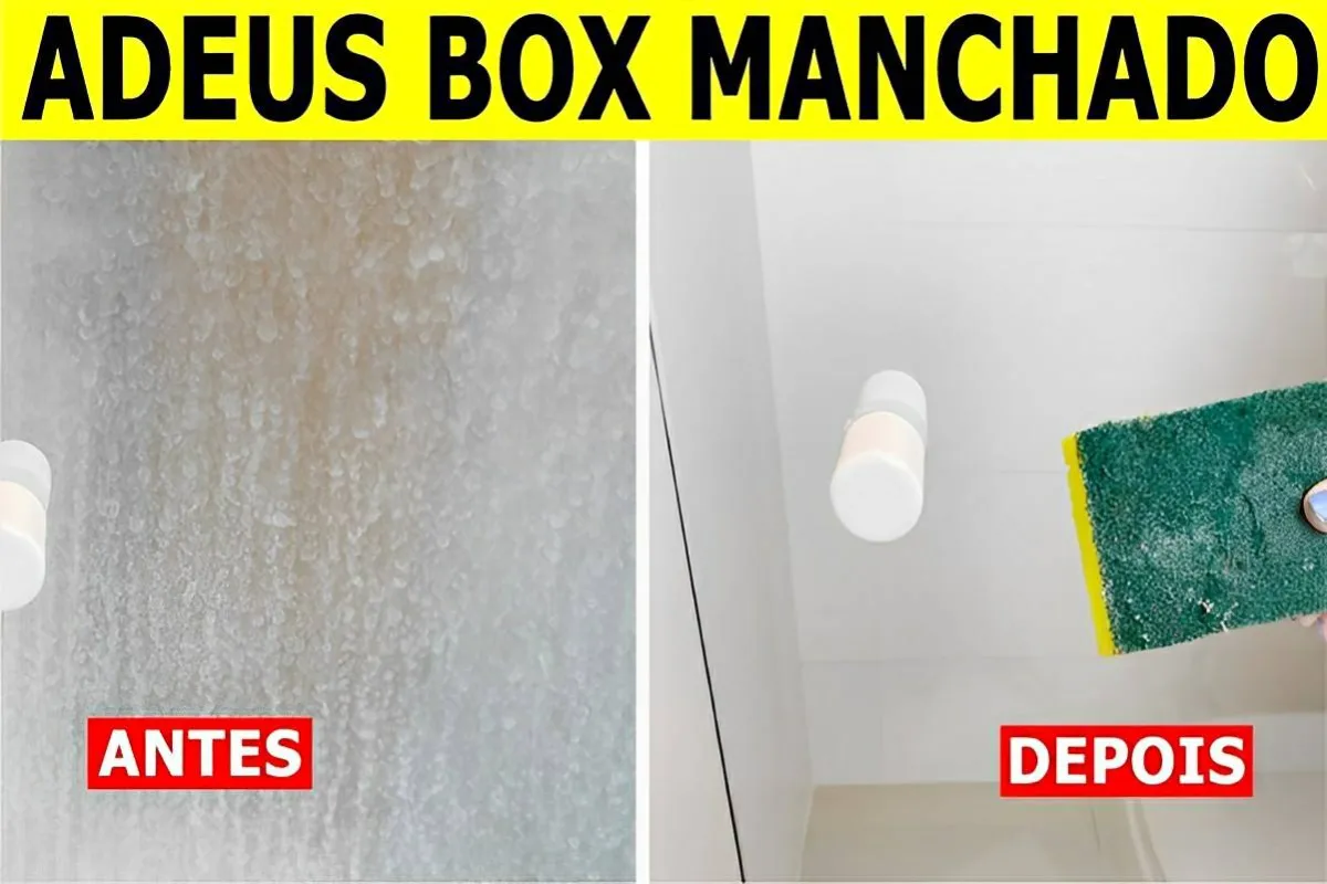 Como tirar manchas do box do banheiro usando ingredientes qu
