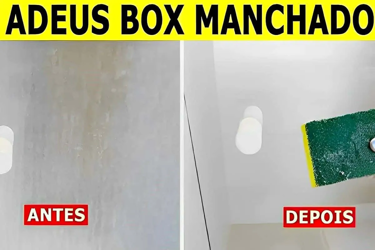 Como tirar manchas do box gastando muito pouco com uma mistu