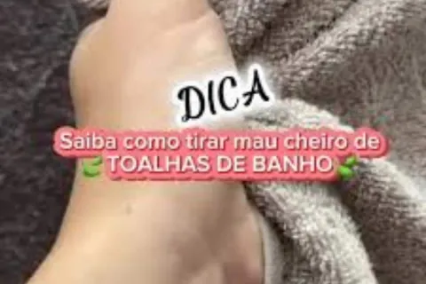 Como tirar mau cheiro das toalhas: vão ficar macias e cheiro