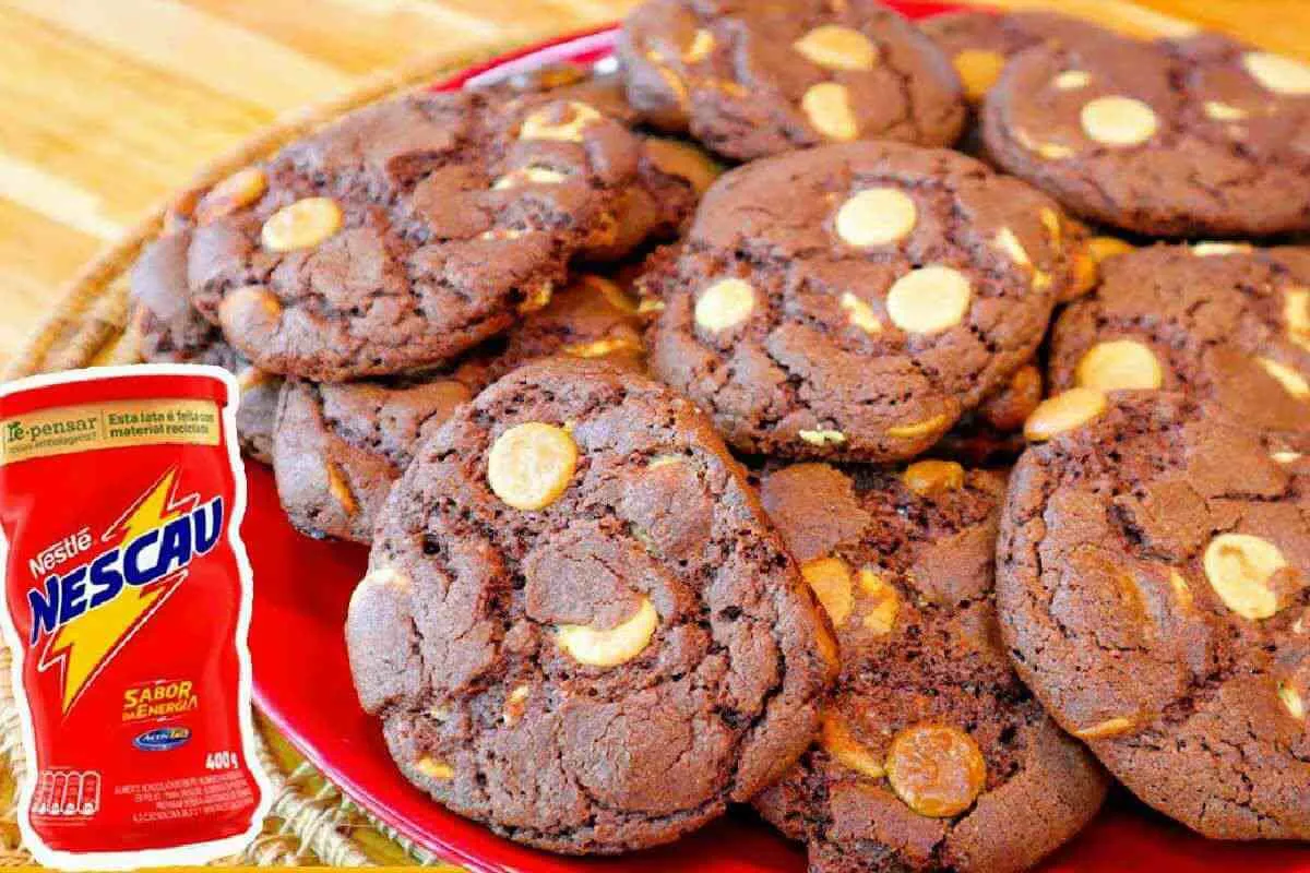 Cookie de nescau fica tão gostoso que derrete na boca e todo