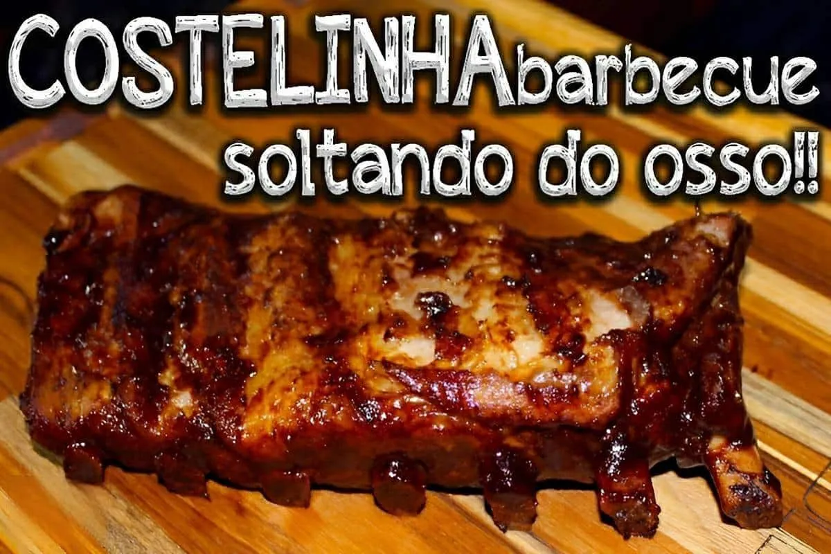 Costelinha de porco barbecue igual de restaurante australian