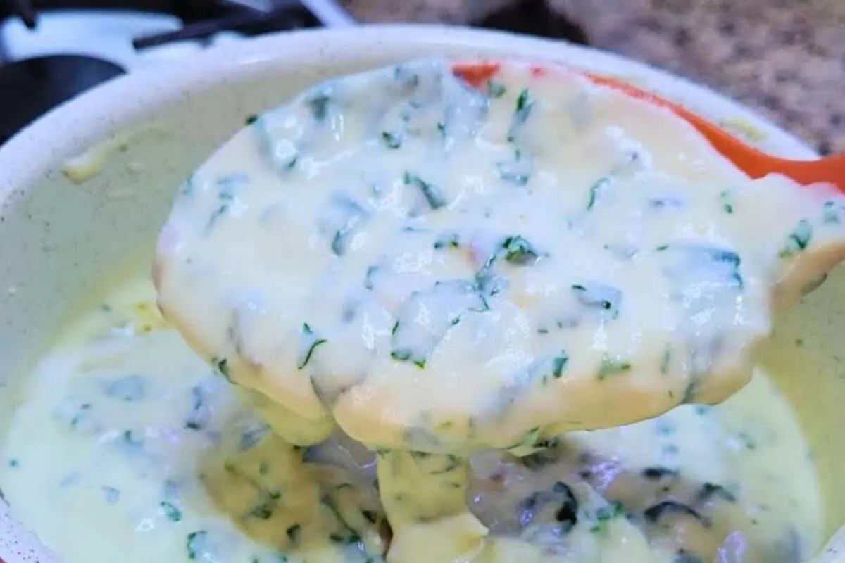 Creme de espinafre super fácil e saboroso, um acompanhamento