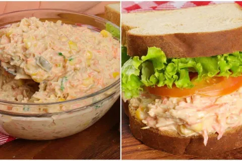 Creme de frango bem temperadinho para lanches ou acompanhar 