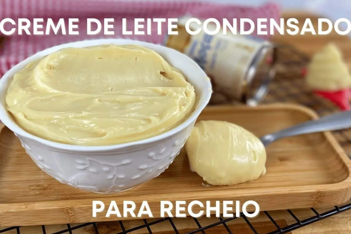 Creme de leite condensado super cremoso que não fica muito d
