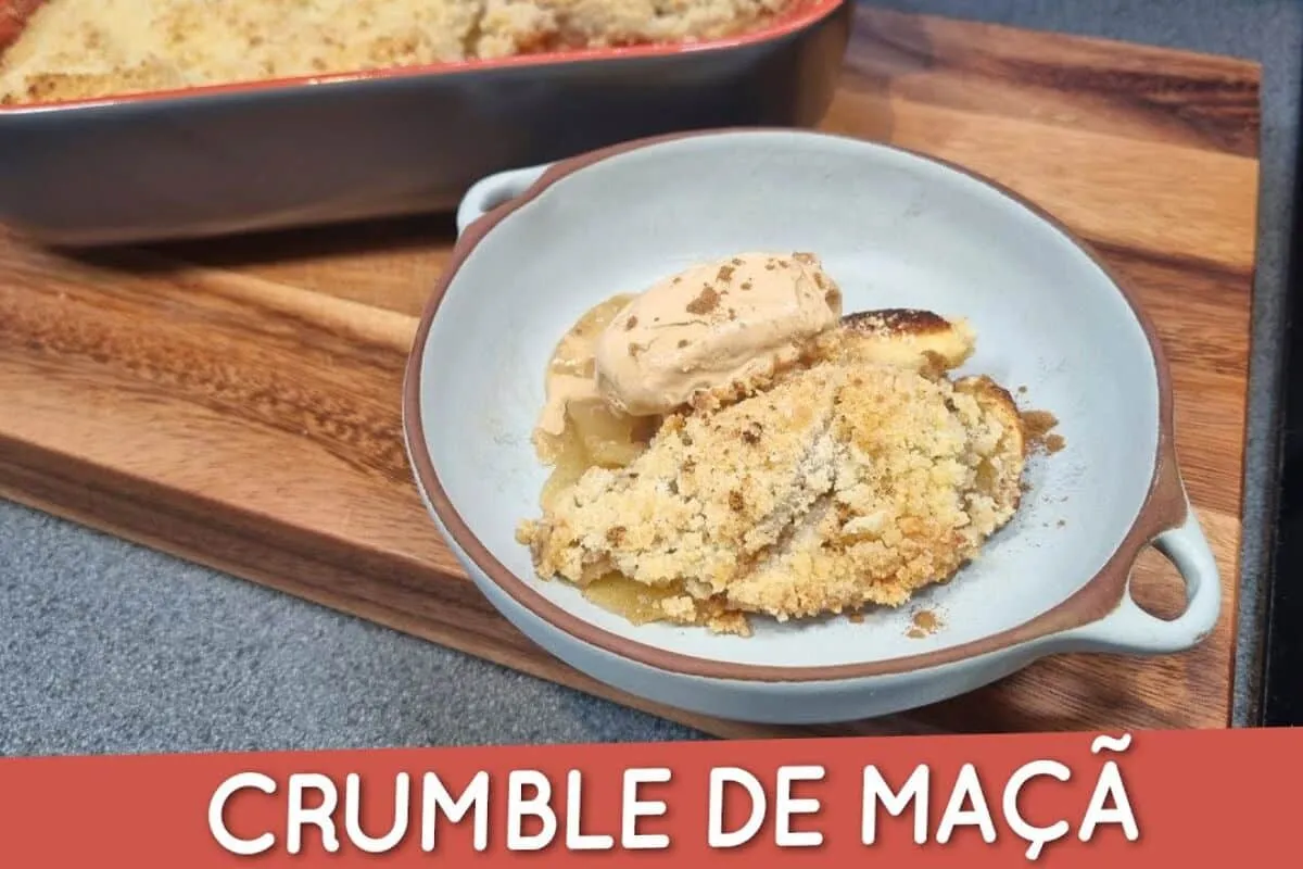 Crumble de maçã: veja como fazer essa delícia vai surpreende