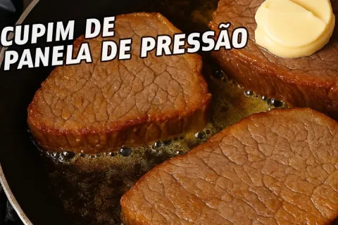 Cupim na panela de pressão macio e suculento que sai da pane