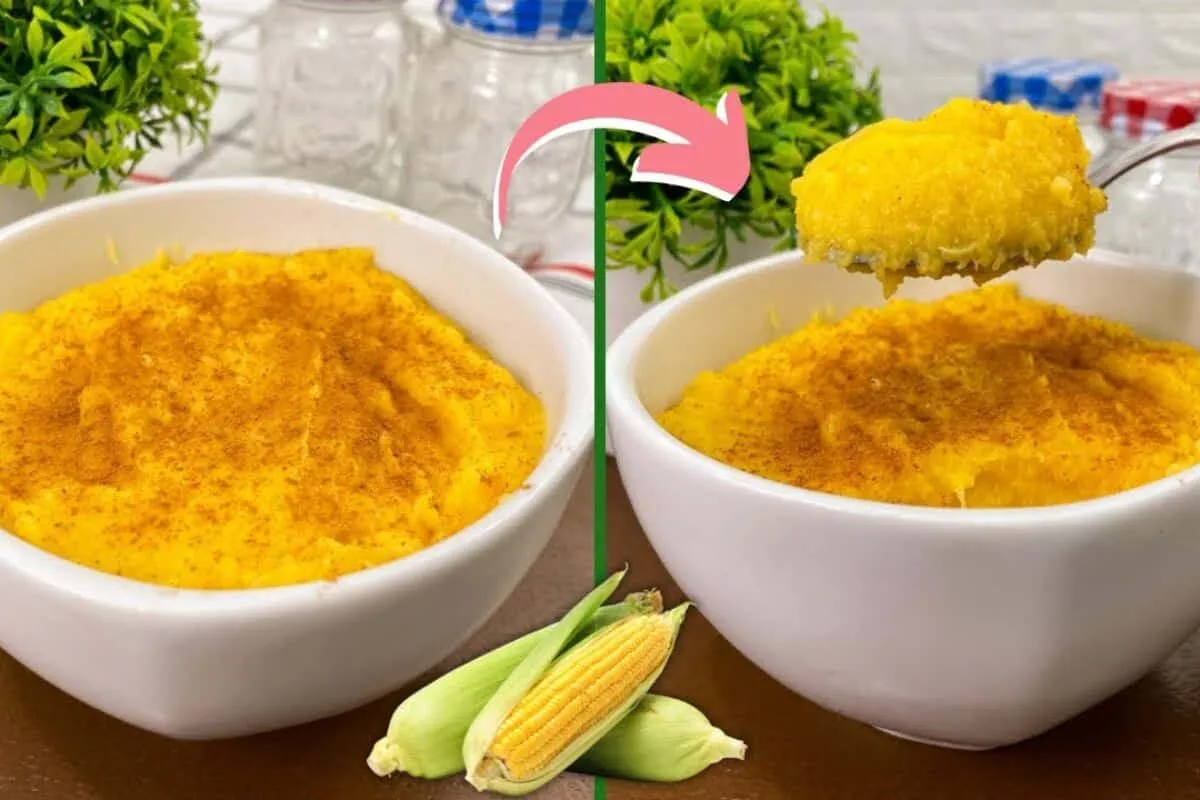 Curau de milho sem leite bem fácil de fazer, com aquele sabo