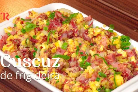 Cuscuz de frigideira: faça o cuscuz assim da próxima vez e s