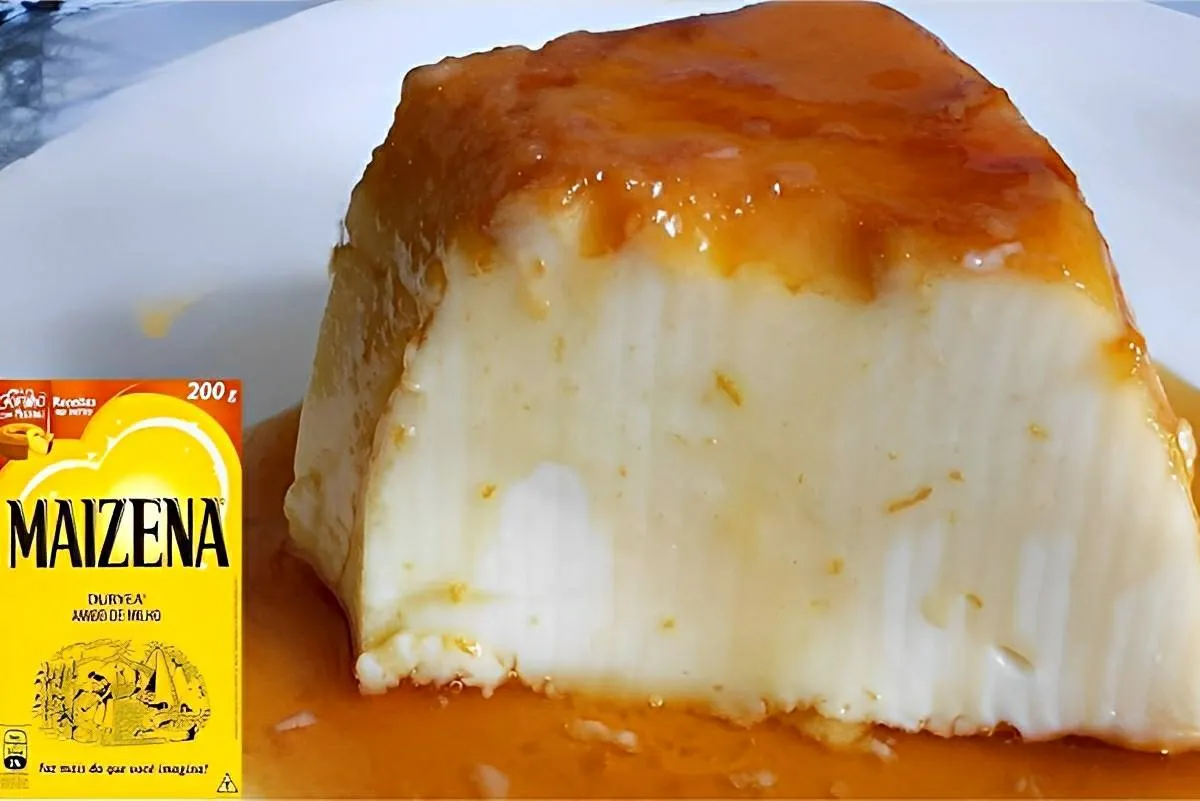 Depois que descobri o pudim de maisena nunca mais fiz o trad