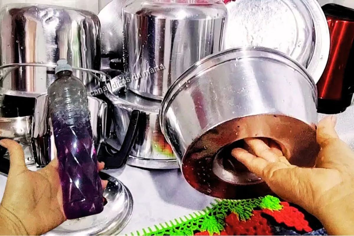 Descobri como fazer brilha alumínio caseiro que deixa minhas