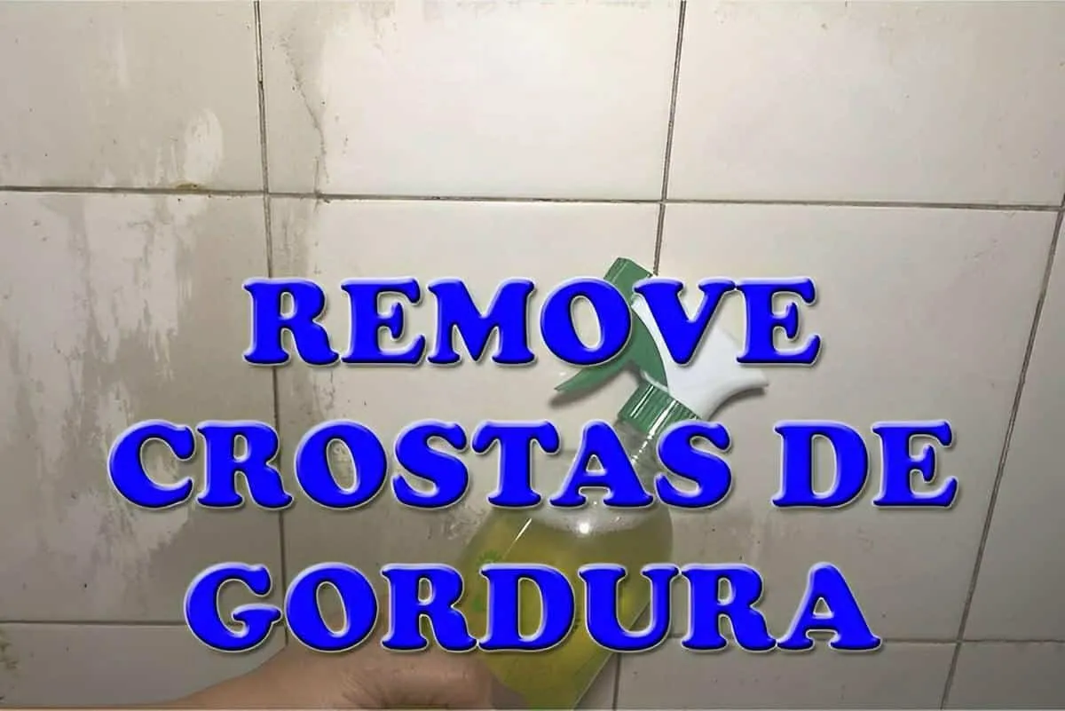 Desengordurante caseiro que remove crostas de gordura com ap