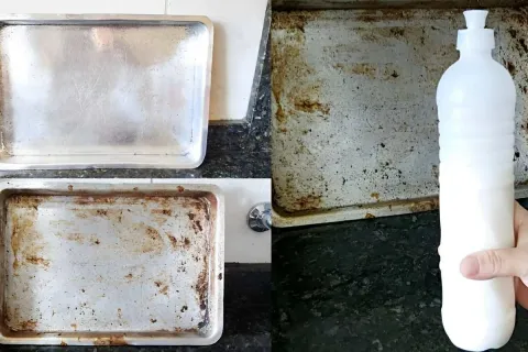 Detergente de açúcar que limpa e dá brilho nas panelas e for