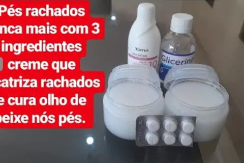 Dica caseira para fazer um creme para rachaduras dos pés que