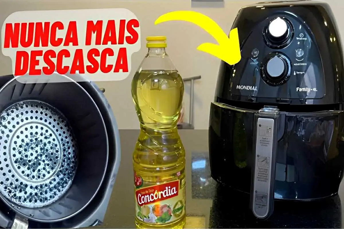 Dica para manter sua Airfryer limpa e com o antiaderente per