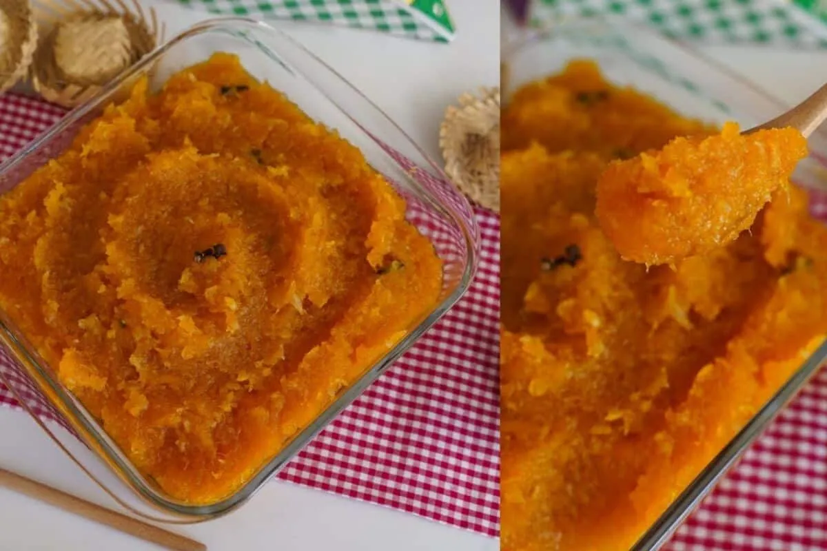 Doce de abóbora com coco, uma receita da vovó com aquele sab