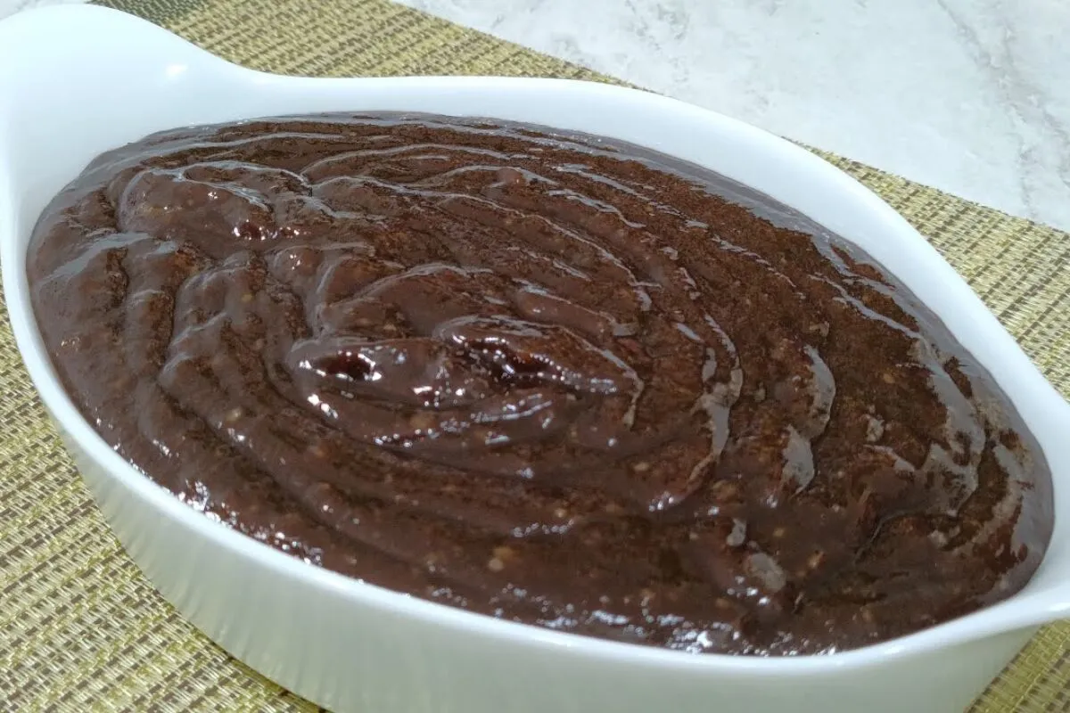Doce de banana cremoso, uma receita típica de vó, que fica d