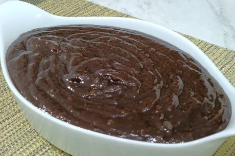 Doce de banana cremoso, uma receita típica de vó, que fica d
