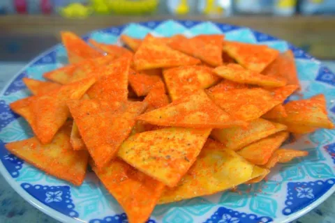 Doritos caseiro crocante e delicioso feito em poucos passos 