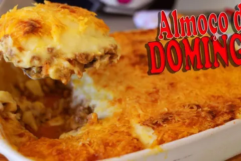 Escondidinho de carne moída mega cremoso e completão, que a 