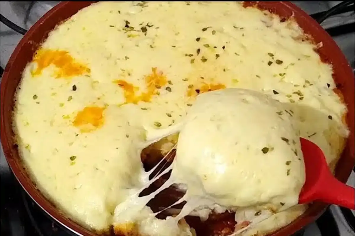 Escondidinho na frigideira bem cremoso que eu faço bem rapid