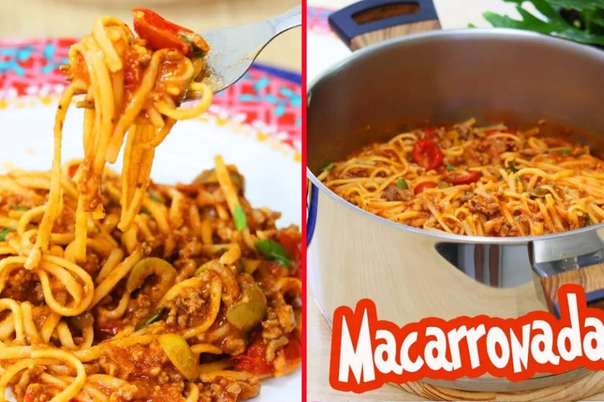 Espaguete a bolonhesa bem prático, que você faz em uma panel