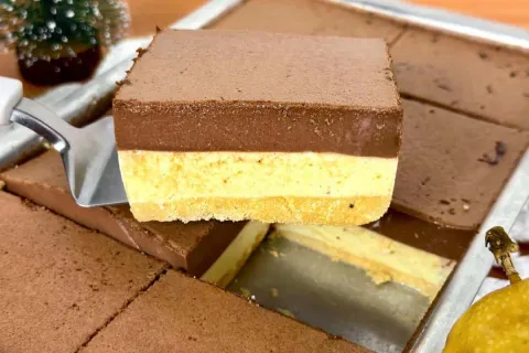 Especial de natal: sobremesa de maracujá com chocolate que d