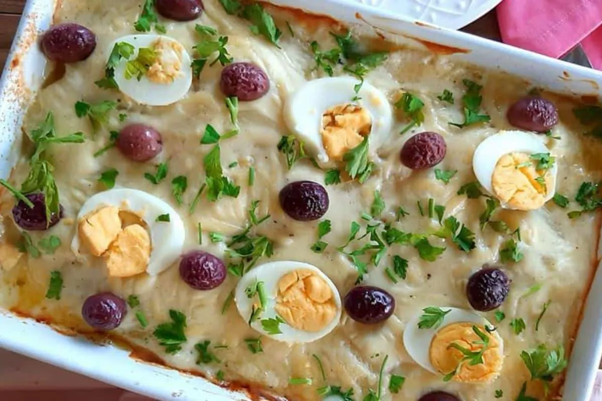 Essa batata à portuguesa fica gostosa demais para fazer apen