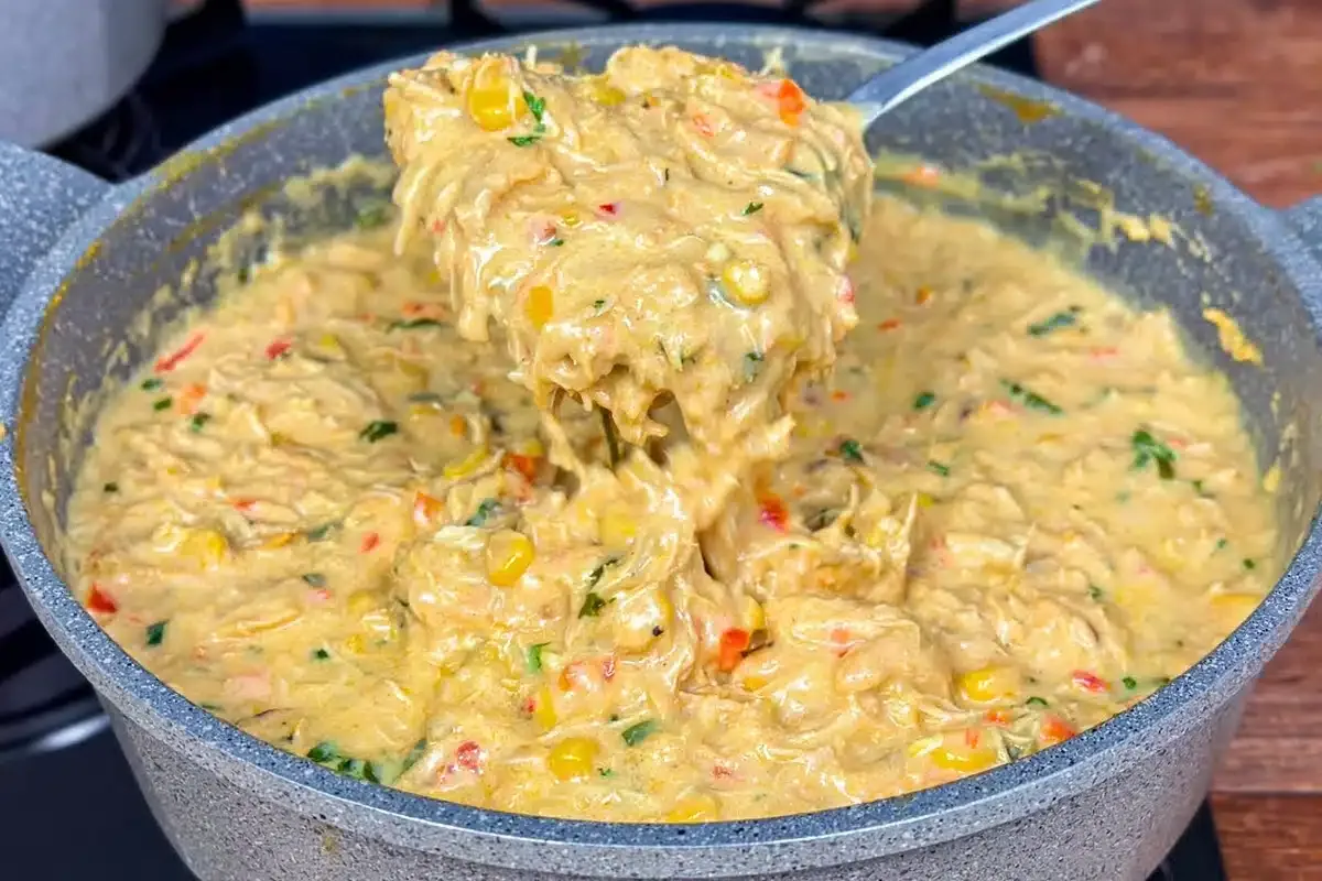 Esse é o fricassê de frango mais gostoso e cremoso que você
