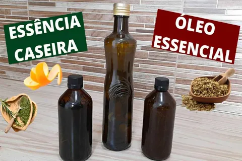 Essência caseira para perfumar a casa feita com ingredientes