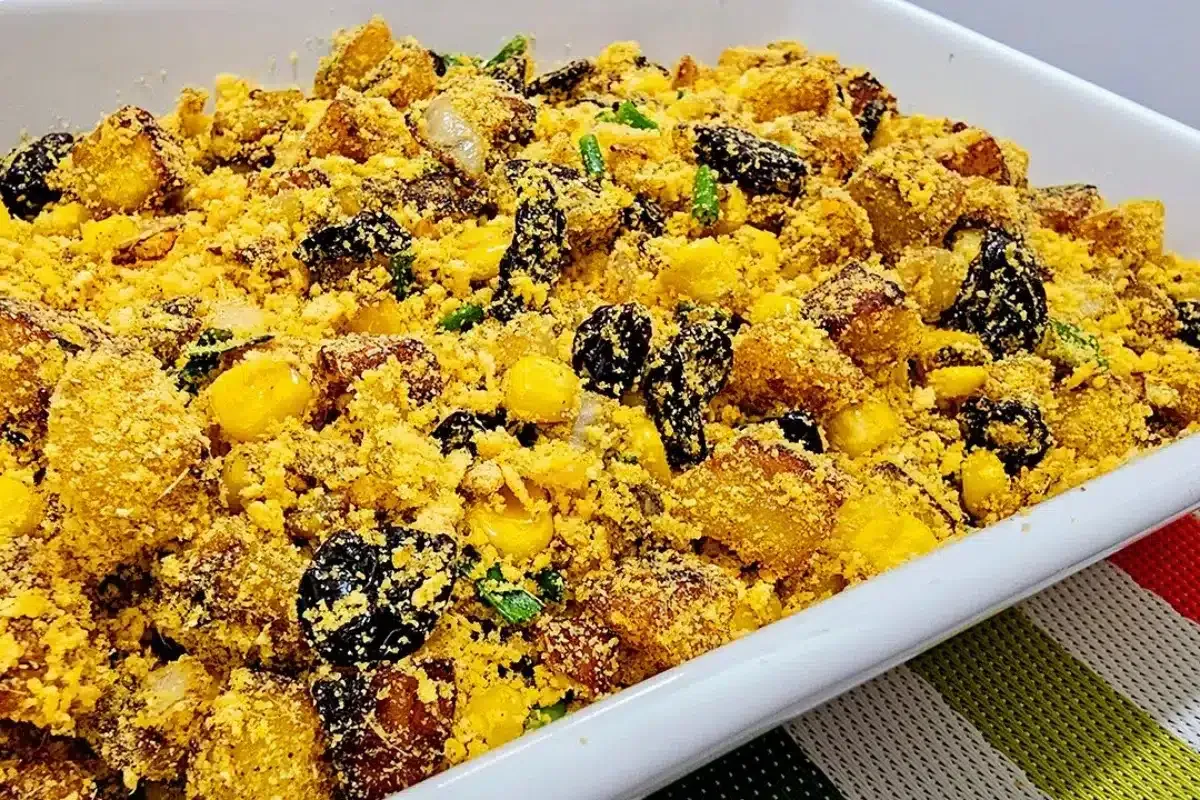 Farofa de banana para churrasco crocante e saborosa, para de