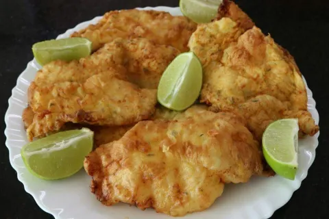 Filé de frango empanado com casquinha bem crocante e sequinh