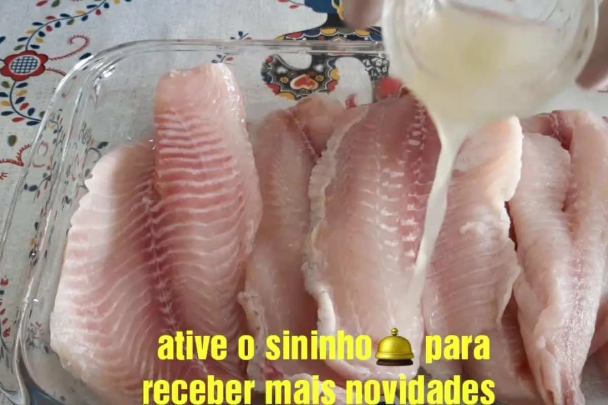 Filé de tilápia assado para você preparar no seu almoço de n