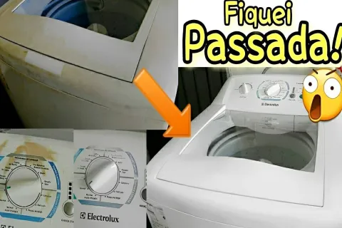 Fiz uma limpeza completa da máquina de lavar roupas e parece
