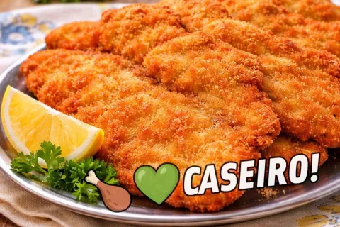 Frango à milanesa: aprenda a deixar o seu filé de frango cro
